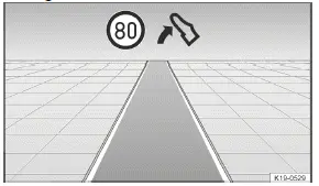 Volkswagen ID.3. Fig. 1 In the instrument cluster display: Eco Assist display (general example).