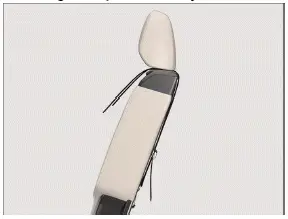 Volkswagen ID.3. Fig. 3 On the rear side of the outer rear bench seats or the front passenger seat: attached top tether safety belt.
