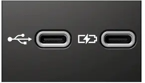 Volkswagen ID.3. Fig. 1 USB-C connection in the vehicle (general example).