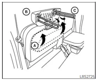 Nissan Frontier preparing jump seat and surrounding area for child seat installation