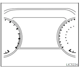 Nissan Frontier vehicle information display dashboard screen overview