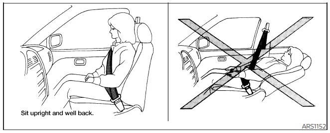 Nissan Frontier seat safety system overview including seat belts and restraint systems