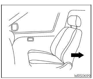 Nissan Frontier positioning booster seat on vehicle seat step 1