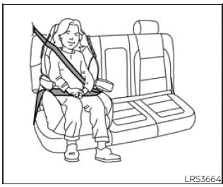 Nissan Frontier rear outboard seating position for booster seat