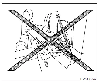 Nissan Frontier front passenger seat adjustment for child seat installation on jump seat