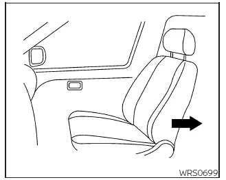 Nissan Frontier forward facing child seat installation on front passenger seat step 1