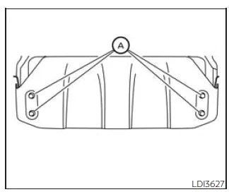 Nissan Frontier skid plate removal before oil change