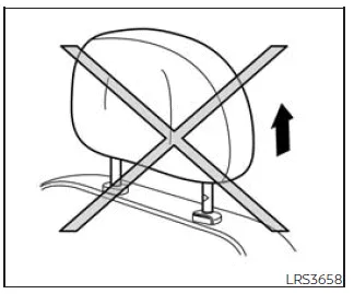Nissan Frontier non adjustable headrest correct locking position