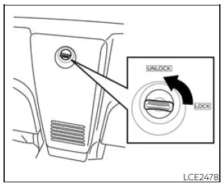 Nissan Frontier tool storage compartment located between rear jump seats