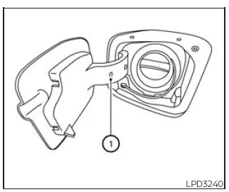 Nissan Frontier fuel cap removal and tether hook usage