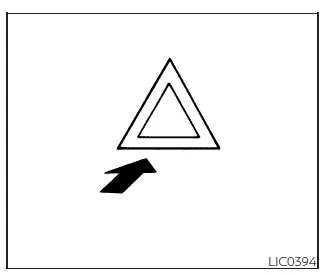 Nissan Frontier hazard warning flasher switch location on dashboard