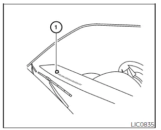 Nissan Frontier autolight sensor location on dashboard