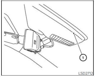 Nissan Frontier ambient image sensor location near rearview mirror for High Beam Assist