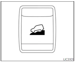 Nissan Frontier hill descent control switch Type A for downhill speed assistance