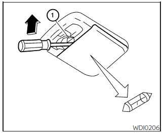 Nissan Frontier room light removal and installation with trim protection