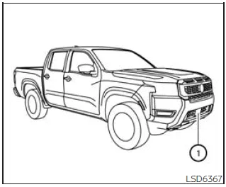 Nissan Frontier Intelligent Cruise Control distance control mode indicator display