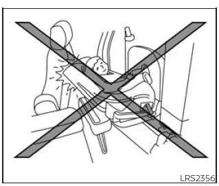 Nissan Frontier front passenger seat position adjustment for child seat installation