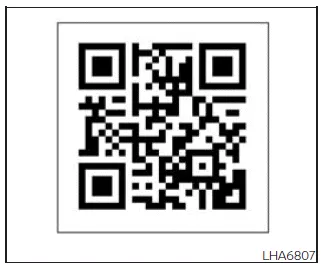 Nissan Frontier NissanConnect QR code access to digital manual