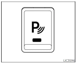 Nissan Frontier parking aids system switch controlling rear safety assistance features