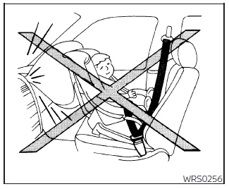 Nissan Frontier incorrect seating position near airbag deployment zone