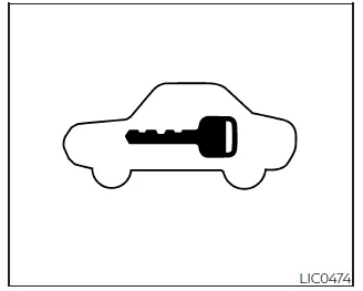Nissan Frontier security indicator light on dashboard showing immobilizer system status