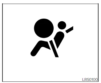 Nissan Frontier supplemental airbag warning light location in instrument cluster