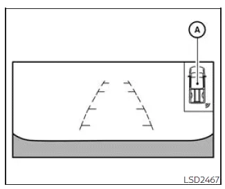 Nissan Frontier rear sonar corner and center detection zones illustration