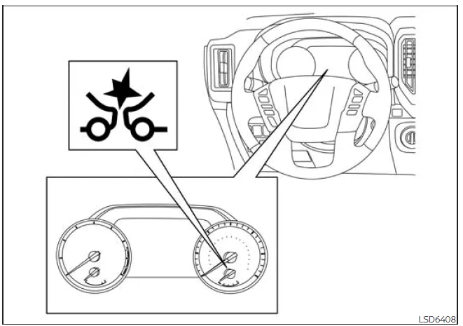 Nissan Frontier I-FCW system temporarily unavailable warning due to radar interference or sensor blockage