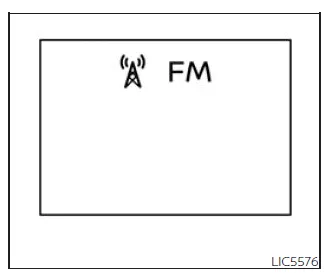 Nissan Frontier audio display showing media and playback information