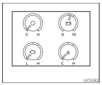 Nissan Frontier auxiliary gauges display option in digital screen