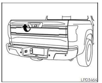 Nissan Frontier tailgate opening and support cable operation