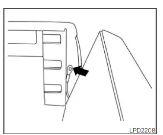 Nissan Frontier tailgate support cable release and removal process