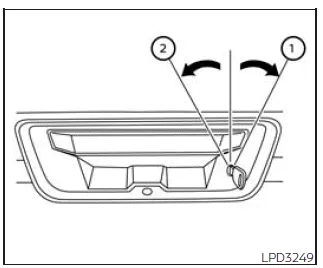 Nissan Frontier rear camera wiring connection and bracket mounting