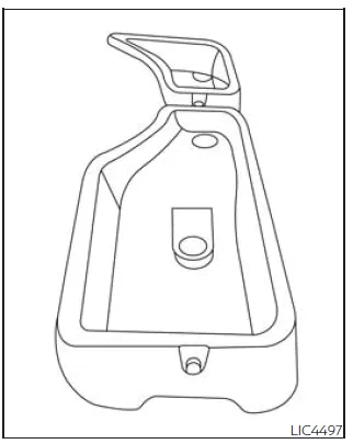 Nissan Frontier rear under-seat storage bin Crew Cab configuration