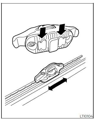 Nissan Frontier cleat rotated and positioned in utili-track channel