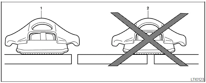 Nissan Frontier correct vs incorrect tie-down cleat installation comparison