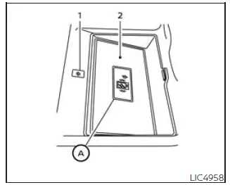 Nissan Frontier wireless charging pad located behind gear shift on center console